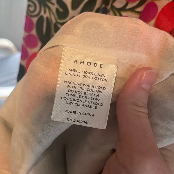 Rhode noa dress in aura bloom size 4 - Picture 6 of 10